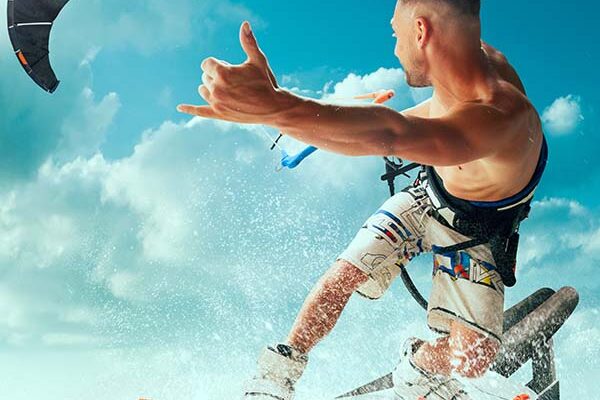 Kitesurfing kite surf martinique