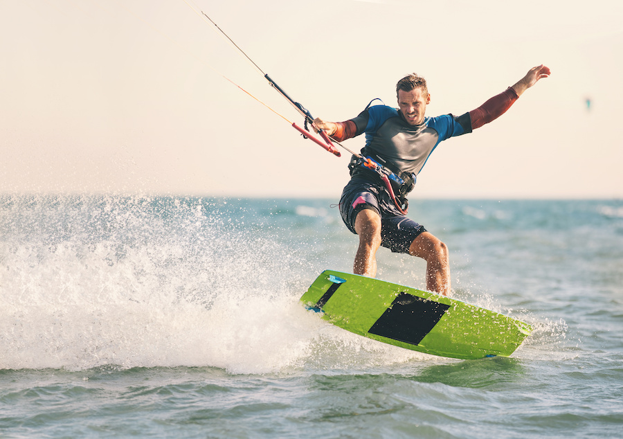 saut kitesurfeur martinique